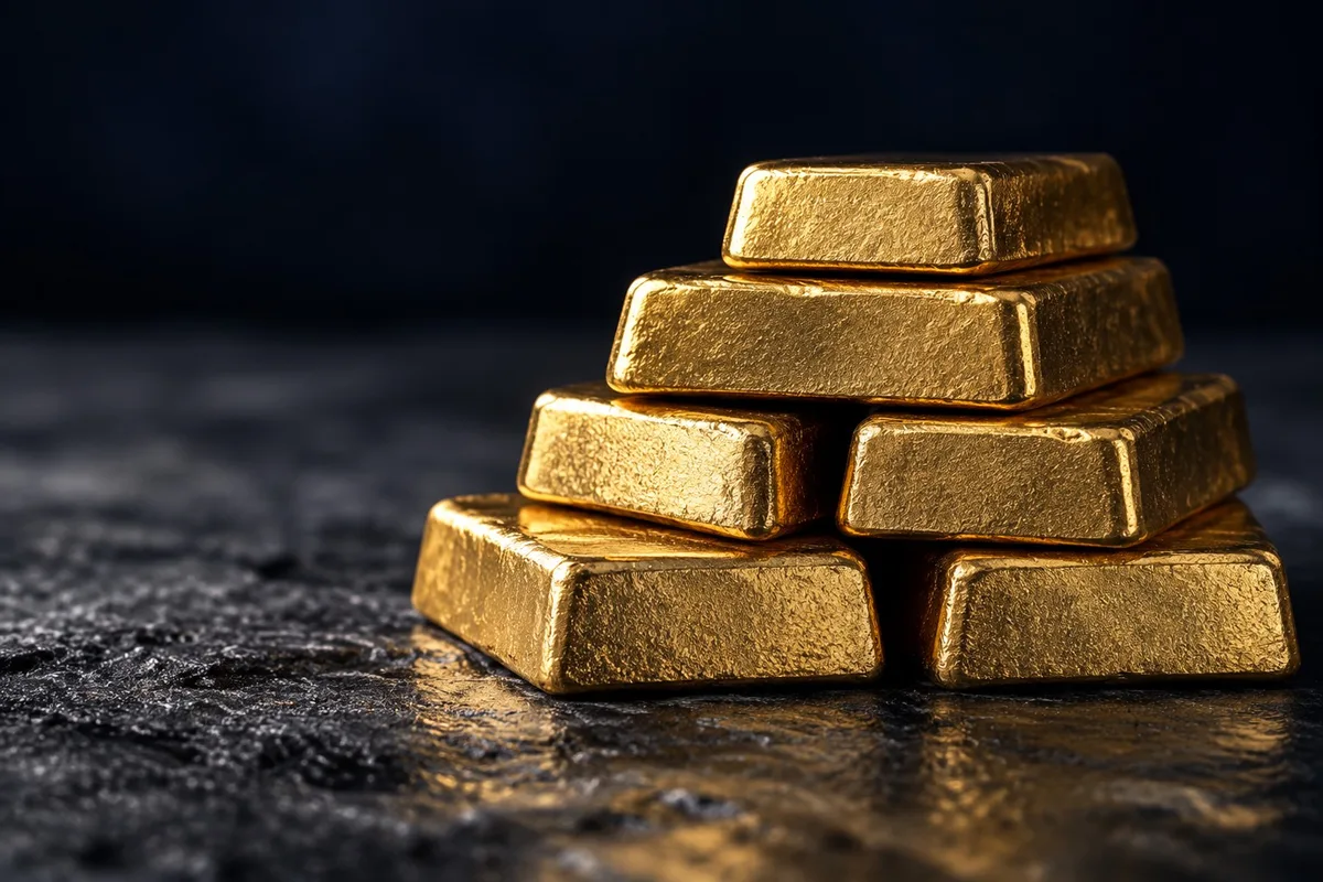 Gold bars, category illustration