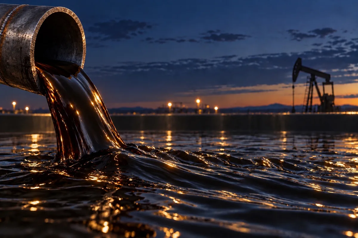Crude oil, category illustration